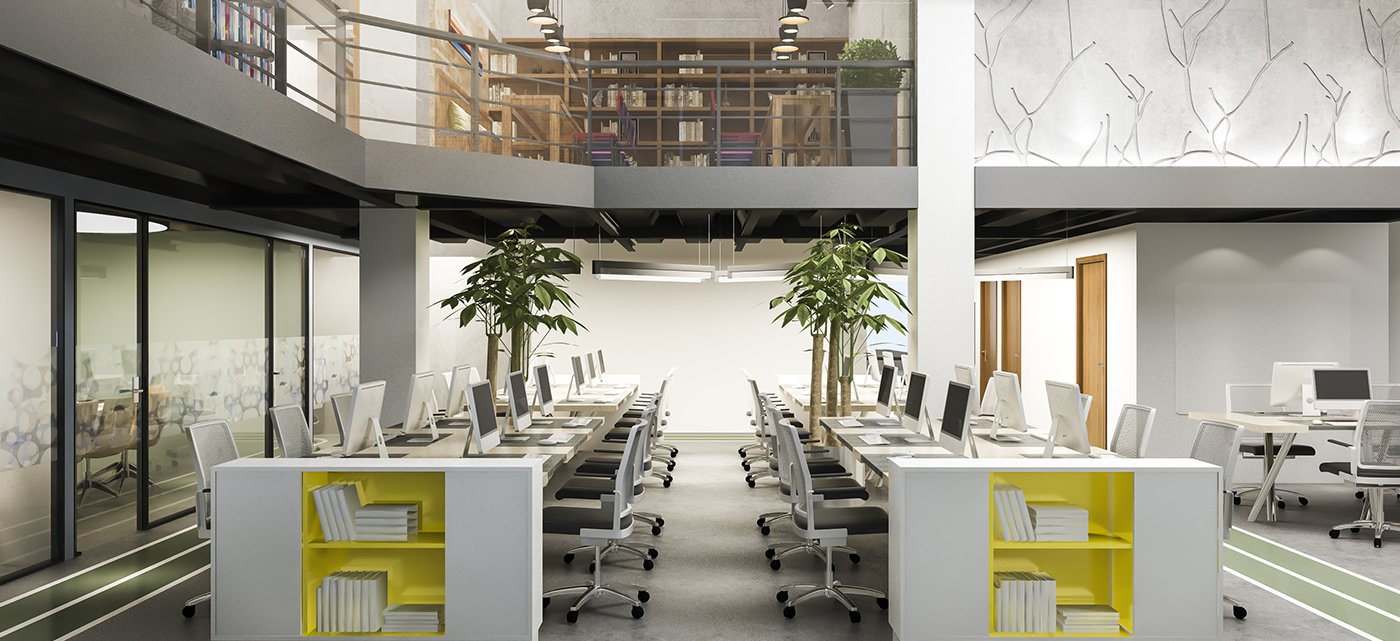 Aménagement intérieur d'un espace professionnel