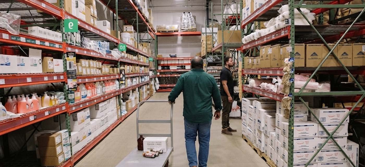 Approvisionnement de points de vente en denrées alimentaires